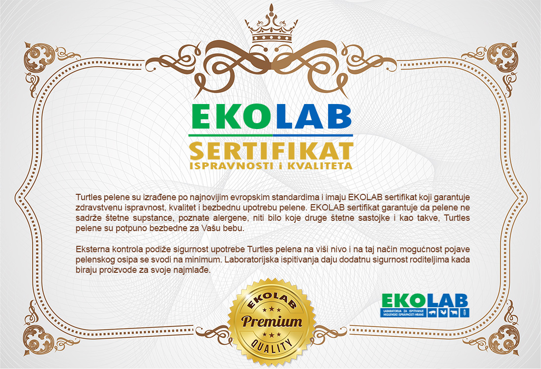 EKOLAB sertifikat