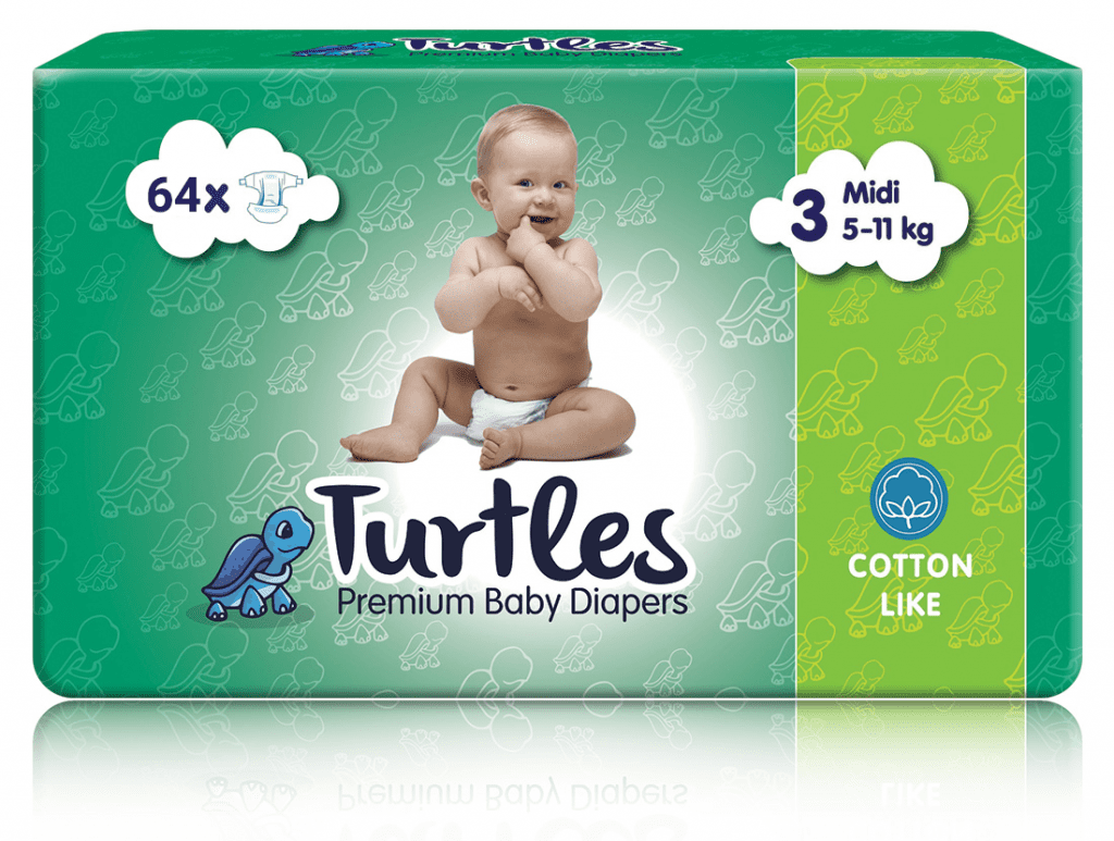 Turtle Daipers Prodavnica - TURTLES Premium Baby Diapers